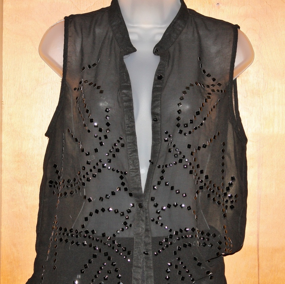 Junior over shirt/w sequins